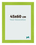 Cadre Photo 45x60cm Vert MDF Pisa De Face Mesure | Yourdecoration.fr