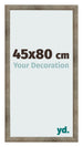 Cadre Photo 45x80 cm Metal Vintage MDF Bologna De Face Mesure | Yourdecoration.fr