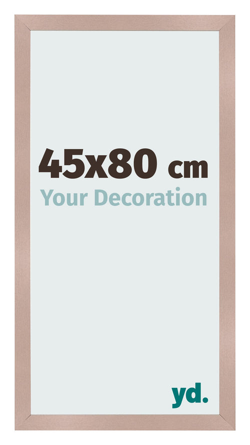 Cadre Photo 45x80 cm Rose Ancien MDF Bologna De Face Mesure | Yourdecoration.fr
