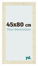 Cadre Photo 45x80cm Chene Sonoma MDF Pisa De Face Mesure | Yourdecoration.fr