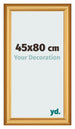 Cadre Photo 45x80cm Or Mat MDF Lazio De Face Mesure | Yourdecoration.fr