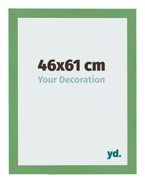 Cadre Photo 46x61 cm Vert MDF Bologna De Face Mesure | Yourdecoration.fr