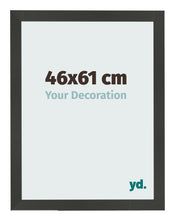Cadre Photo 46x61cm Anthracite MDF Bologna De Face Mesure | Yourdecoration.fr
