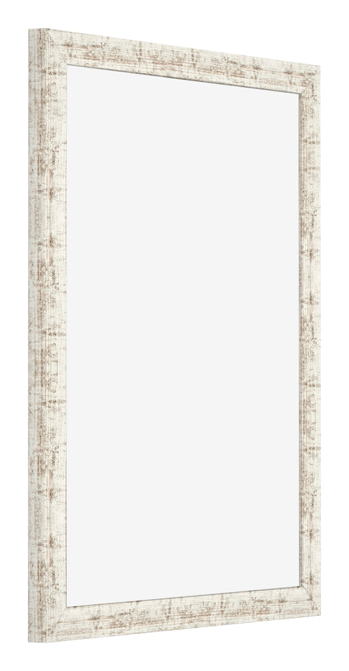 Cadre Photo 46x61cm Blanc Vintage MDF Bologna De Face Oblique | Yourdecoration.fr