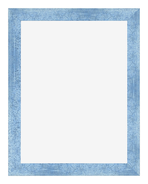 Cadre Photo 46x61cm Bleu Brillant Patine MDF Pisa De Face | Yourdecoration.fr