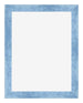 Cadre Photo 46x61cm Bleu Brillant Patine MDF Pisa De Face | Yourdecoration.fr