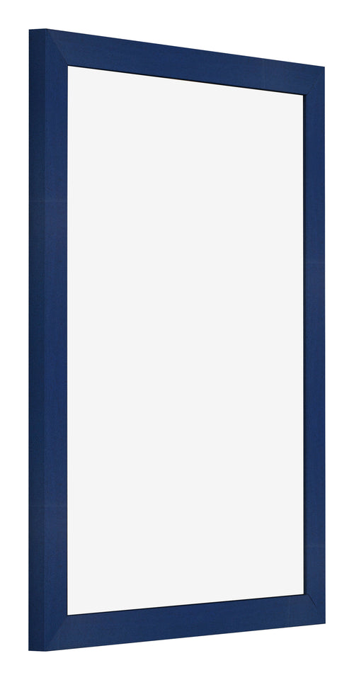 Cadre Photo 46x61cm Bleu Foncé Patiné MDF Bologna De Face Oblique | Yourdecoration.fr