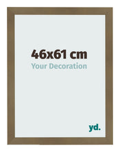 Cadre Photo 46x61cm Bronze Décor MDF Bologna De Face Mesure | Yourdecoration.fr