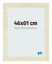 Cadre Photo 46x61cm Chene Sonoma MDF Pisa De Face Mesure | Yourdecoration.fr