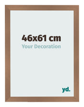 Cadre Photo 46x61cm Cuivre Décor MDF Bologna De Face Mesure | Yourdecoration.fr