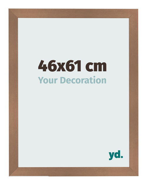 Cadre Photo 46x61cm Cuivre Décor MDF Bologna De Face Mesure | Yourdecoration.fr