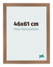 Cadre Photo 46x61cm Cuivre Décor MDF Bologna De Face Mesure | Yourdecoration.fr