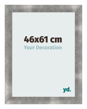 Cadre Photo 46x61cm Metal Vintage MDF Pisa De Face Mesure | Yourdecoration.fr