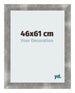 Cadre Photo 46x61cm Metal Vintage MDF Pisa De Face Mesure | Yourdecoration.fr