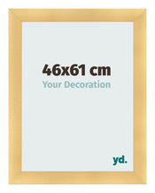 Cadre Photo 46x61cm Or Vintage MDF Pisa De Face Mesure | Yourdecoration.fr