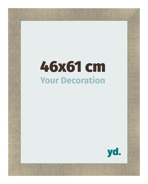 Cadre Photo 46x61cm Or Vintage MDF Pisa De Face Mesure | Yourdecoration.fr