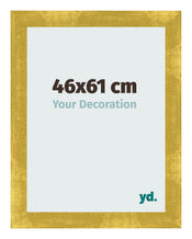 Cadre Photo 46x61cm Or Vintage MDF Pisa De Face Mesure | Yourdecoration.fr