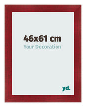 Cadre Photo 46x61cm Vin Rouge Patine MDF Pisa De Face Mesure | Yourdecoration.fr