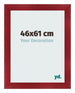 Cadre Photo 46x61cm Vin Rouge Patine MDF Pisa De Face Mesure | Yourdecoration.fr