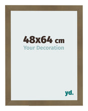 Cadre Photo 48x64cm Bronze Décor MDF Bologna De Face Mesure | Yourdecoration.fr