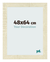Cadre Photo 48x64cm Chene Sonoma MDF Pisa De Face Mesure | Yourdecoration.fr