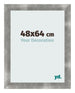 Cadre Photo 48x64cm Metal Vintage MDF Pisa De Face Mesure | Yourdecoration.fr