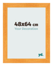 Cadre Photo 48x64cm Orange MDF Pisa De Face Mesure | Yourdecoration.fr