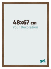 Cadre Photo 48x67 cm Chene Rustique MDF Bologna De Face Mesure | Yourdecoration.fr