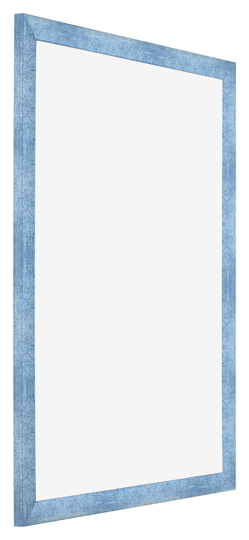 Cadre Photo 48x67cm Bleu Brillant Patine MDF Pisa De Face Oblique | Yourdecoration.fr
