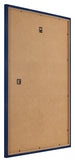 Cadre Photo 48x67cm Bleu Foncé Patiné MDF Bologna Arriere Oblique | Yourdecoration.fr