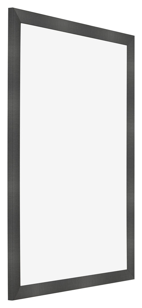 Cadre Photo 48x67cm Noir Argent Poli MDF Pisa De Face Oblique | Yourdecoration.fr