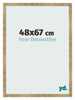 Cadre Photo 48x67cm Or Antique MDF Bologna De Face Mesure | Yourdecoration.fr