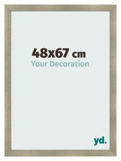 Cadre Photo 48x67cm Or Vintage MDF Pisa De Face Mesure | Yourdecoration.fr