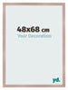 Cadre Photo 48x68 cm Rose Ancien MDF Bologna De Face Mesure | Yourdecoration.fr