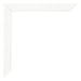 Cadre Photo 48x68cm Blanc Brillant MDF Bologna Detail Coin | Yourdecoration.fr