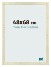 Cadre Photo 48x68cm Chene Sonoma MDF Pisa De Face Mesure | Yourdecoration.fr