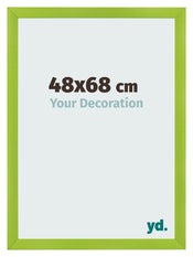 Cadre Photo 48x68cm Vert MDF Pisa De Face Mesure | Yourdecoration.fr