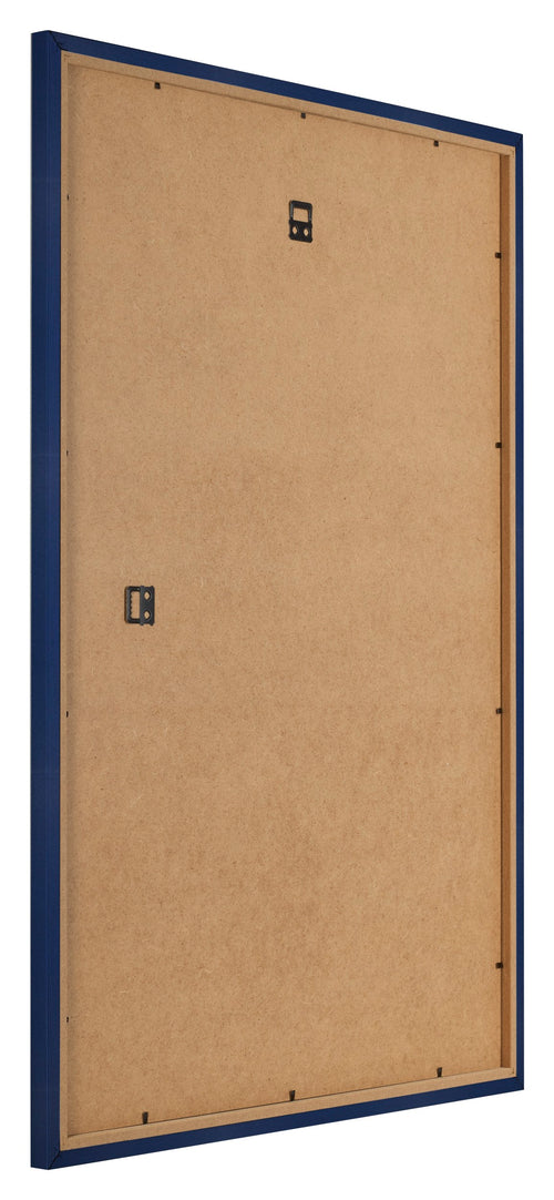 Cadre Photo 49x68cm Bleu Foncé Patiné MDF Bologna Arriere Oblique | Yourdecoration.fr