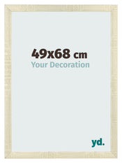 Cadre Photo 49x68cm Chene Sonoma MDF Pisa De Face Mesure | Yourdecoration.fr