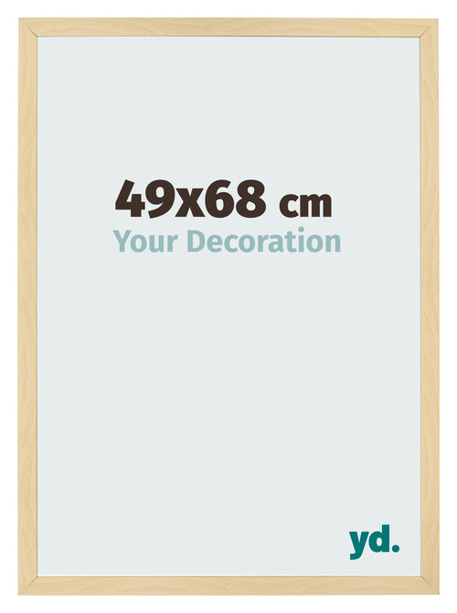 Cadre Photo 49x68cm Hêtre Décor MDF Bologna De Face Mesure | Yourdecoration.fr