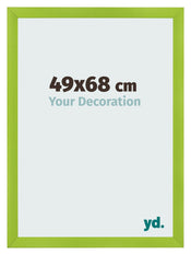 Cadre Photo 49x68cm Vert MDF Pisa De Face Mesure | Yourdecoration.fr