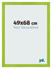 Cadre Photo 49x68cm Vert MDF Pisa De Face Mesure | Yourdecoration.fr