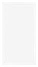 Cadre Photo 50x100cm Blanc Mat MDF Bologna De Face | Yourdecoration.fr