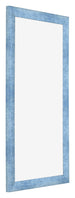 Cadre Photo 50x100cm Bleu Brillant Patine MDF Pisa De Face Oblique | Yourdecoration.fr