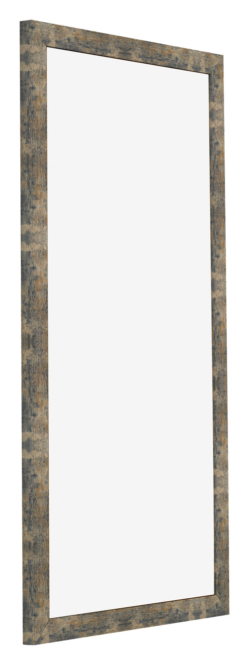 Cadre Photo 50x100cm Bleu Or Mélangé MDF Bologna De Face Oblique | Yourdecoration.fr
