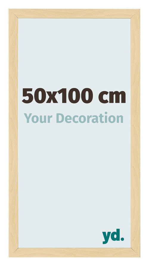 Cadre Photo 50x100cm Hêtre Décor MDF Bologna De Face Mesure | Yourdecoration.fr