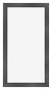 Cadre Photo 50x100cm Noir Argent Poli MDF Pisa De Face | Yourdecoration.fr
