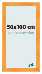 Cadre Photo 50x100cm Orange MDF Pisa De Face Mesure | Yourdecoration.fr