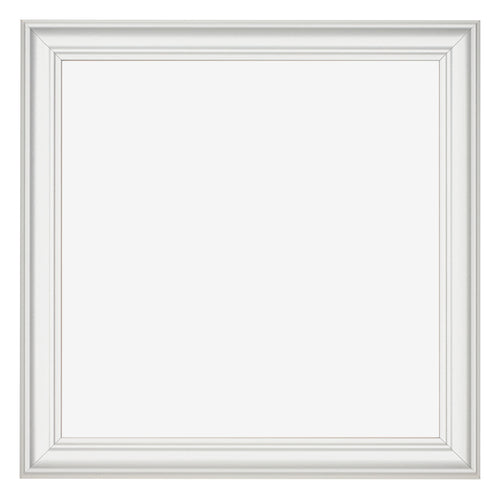 Cadre Photo 50x50cm Blanc Patine MDF Lazio De Face | Yourdecoration.fr