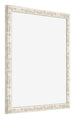 Cadre Photo 50x50cm Blanc Vintage MDF Bologna De Face Oblique | Yourdecoration.fr